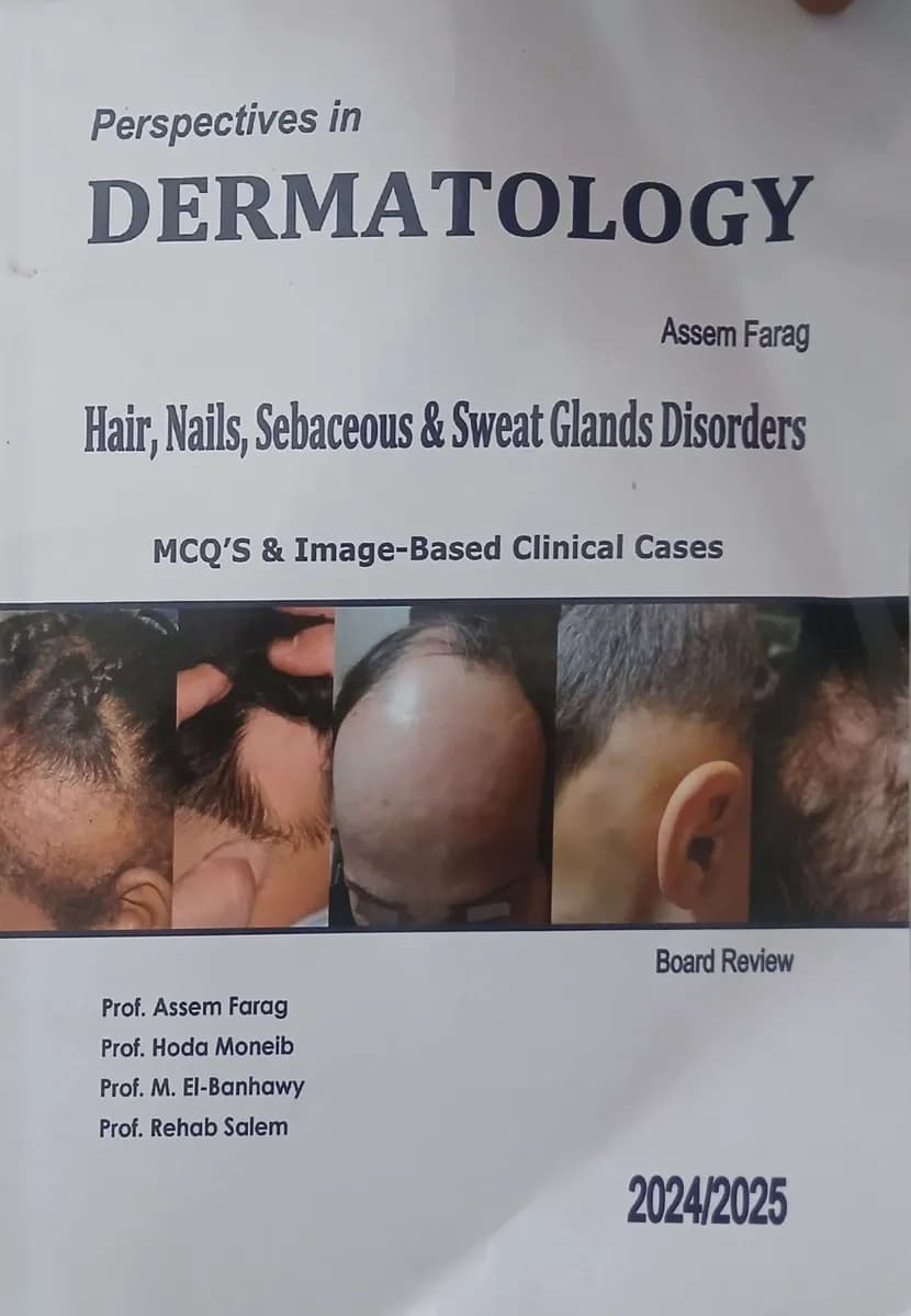 Perspectives in Dermatology: Hair, Nails, Sebaceous & Sweat Glands Disorders