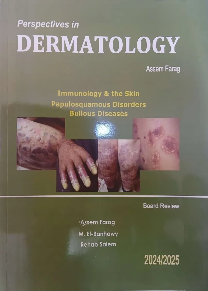 Perspectives in Dermatology: Immunology & the Skin "Papulosquamous Disorders & Bullous Diseases"