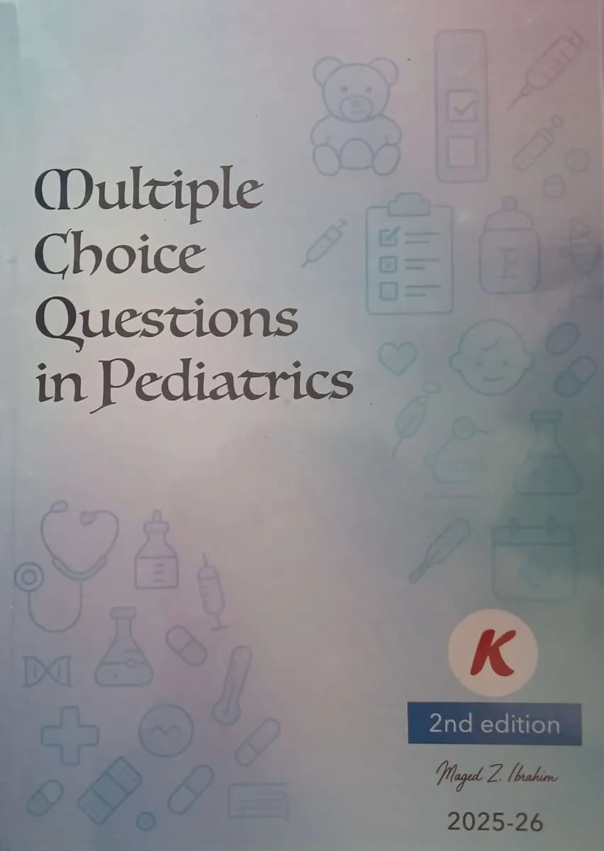 Multiple Choice Questions in Pediatrics