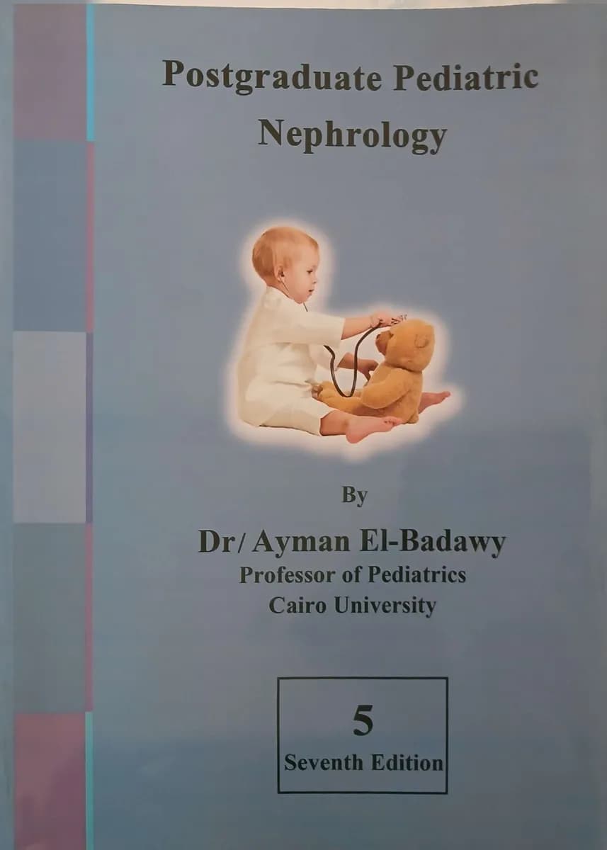 Postgraduate Pediatric Nephrology