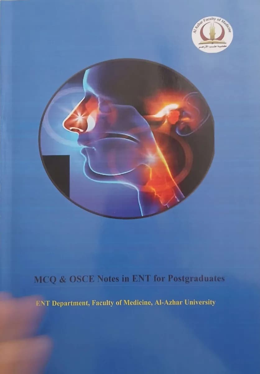 MCQ & OSCE Notes in ENT for Postgraduates