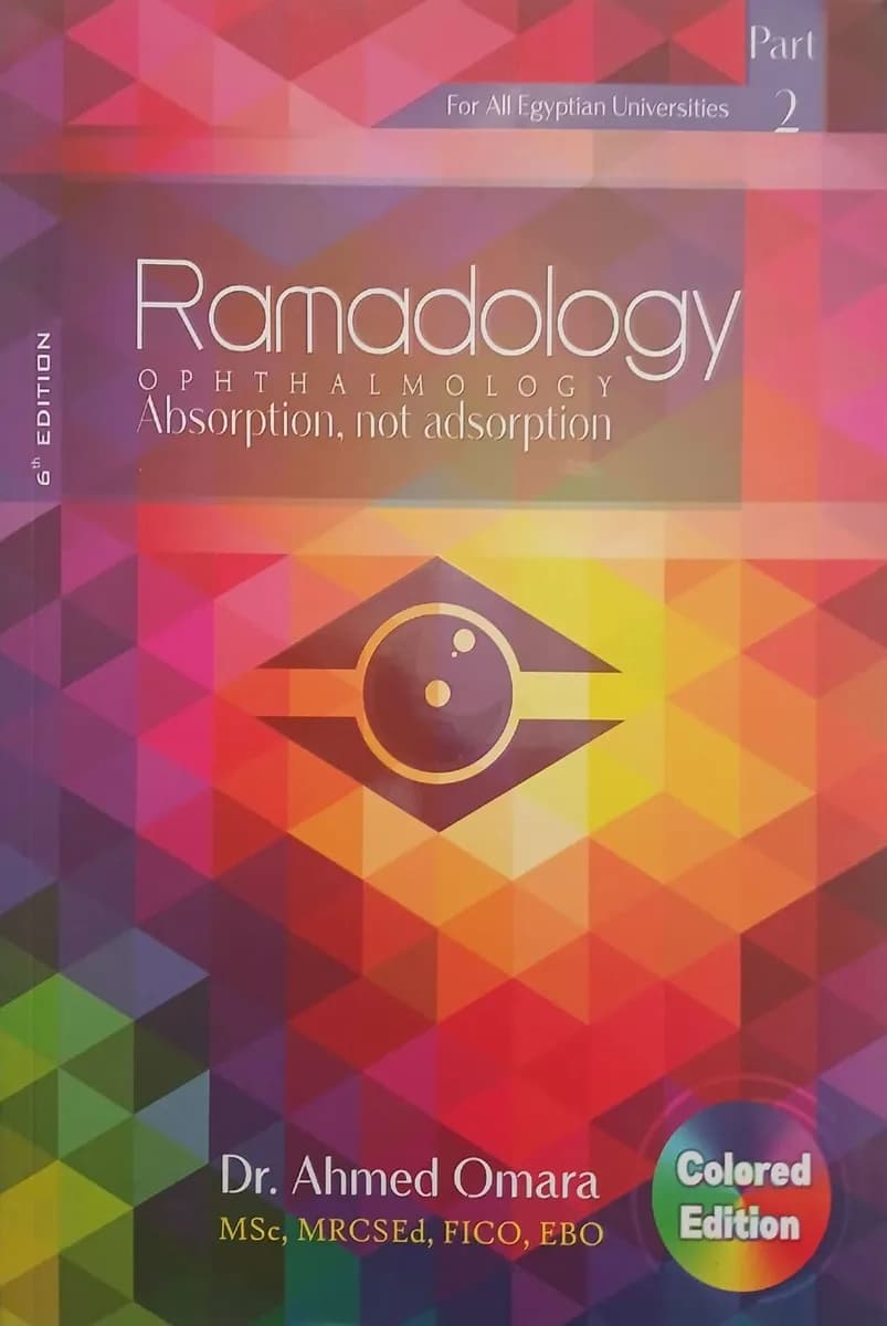 Ramadology: Ophthalmology – Absorption, not Adsorption (Part 2, 6th Edition)
