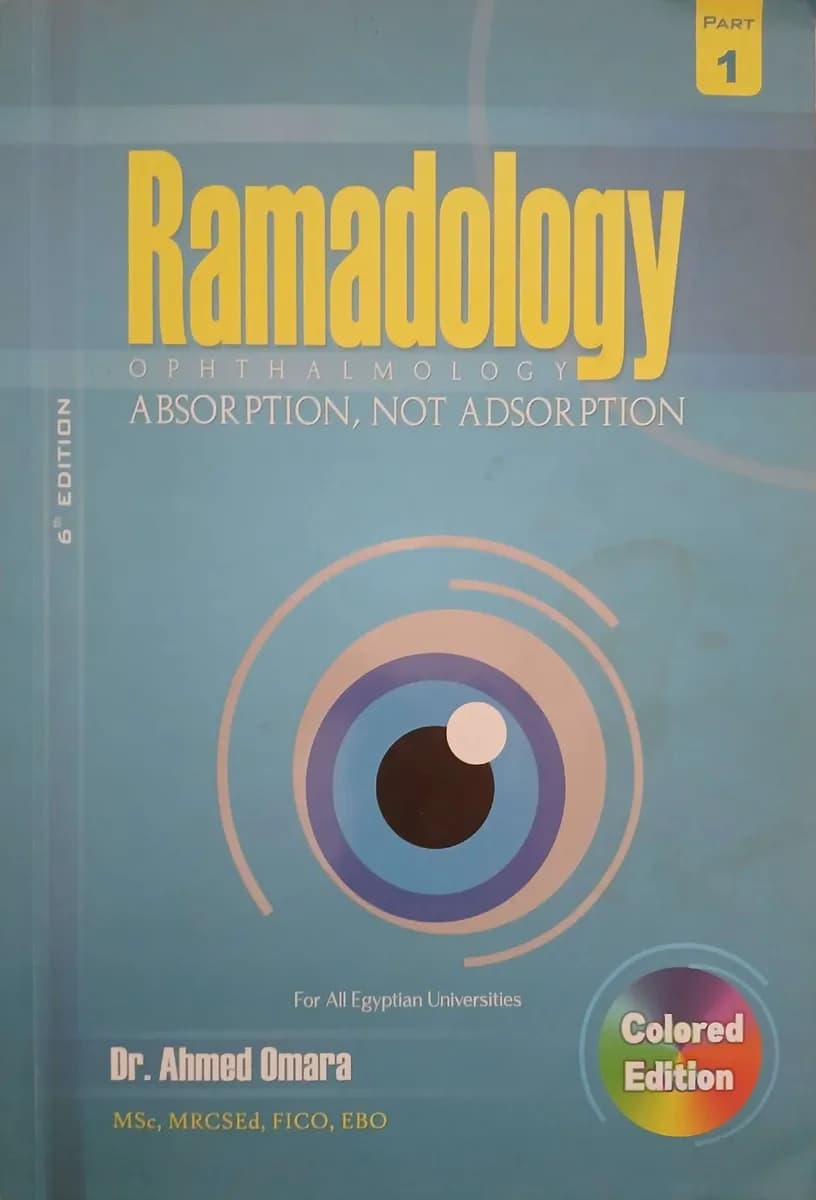 Ramadology 6th Edition Absorption, Not Adsorption Part 1.