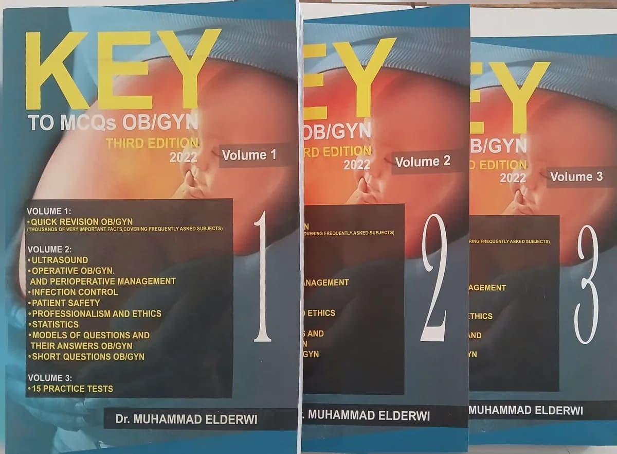 Key to MCQs OB/GYN Third Edition, 2022 3 Volumes