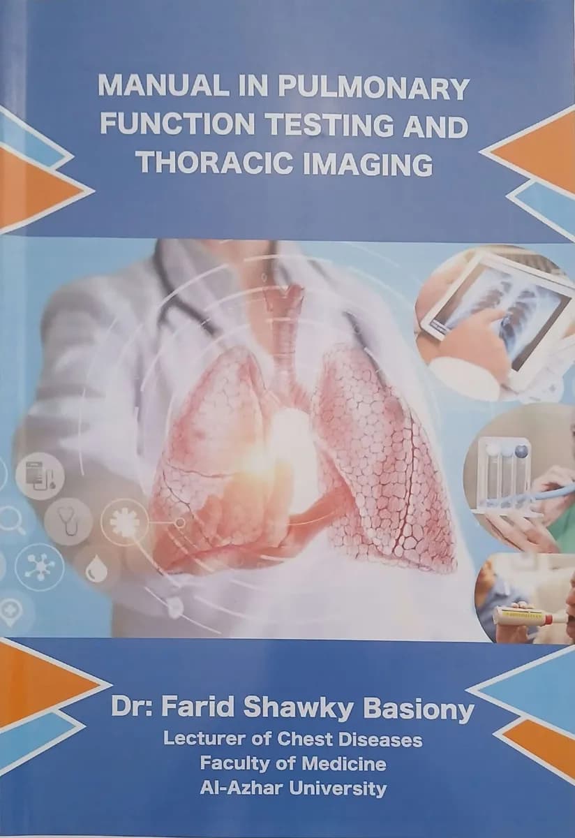 Manual in Pulmonary Function Testing and Thoracic Imaging