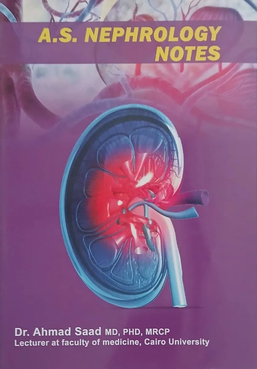 A.S. Nephrology Notes