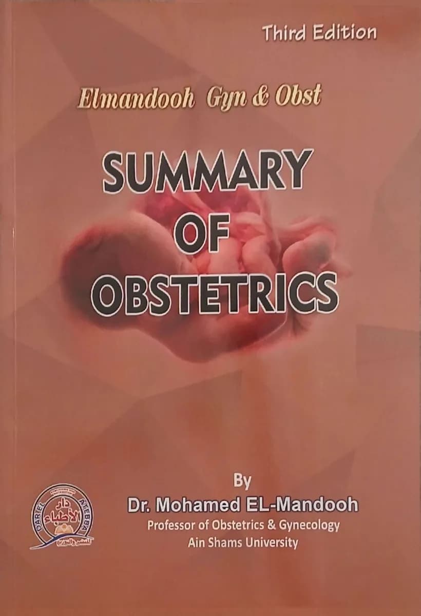 Summary of Obstetrics