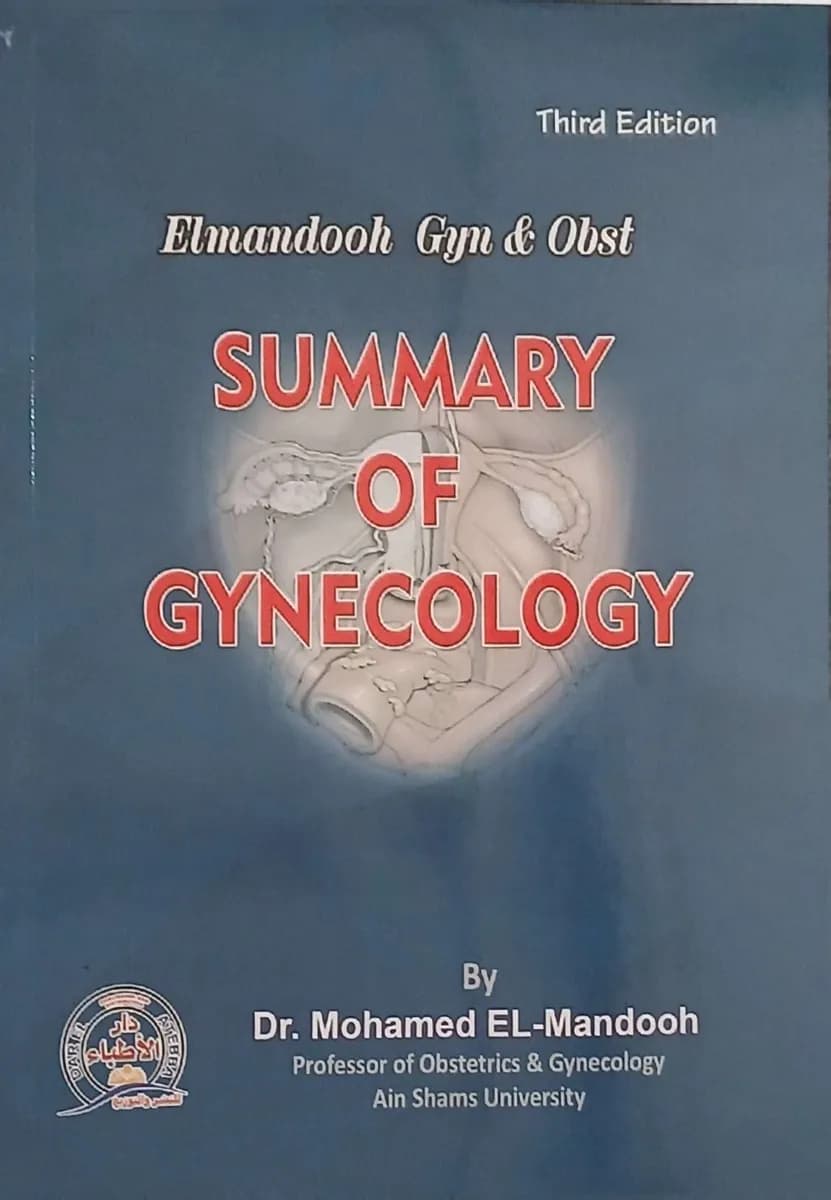 Summary of Gynecology